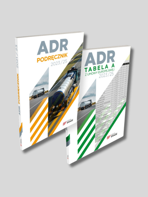 ADR 2023-2025 podręcznik + tabela A + instrukcje pisemne