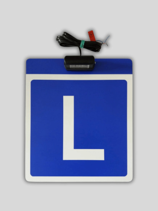 Emblemat "L" na autobusy lub samochody ciężarowe LED
