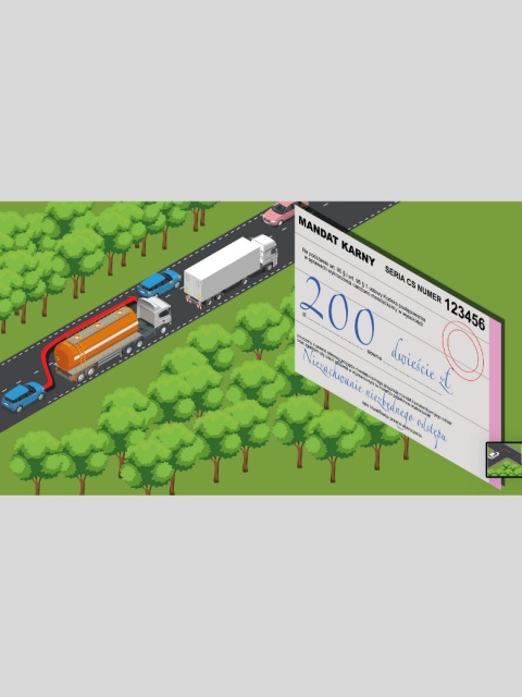 Ilustrowany taryfikator mandatów i punktów karnych 2025.