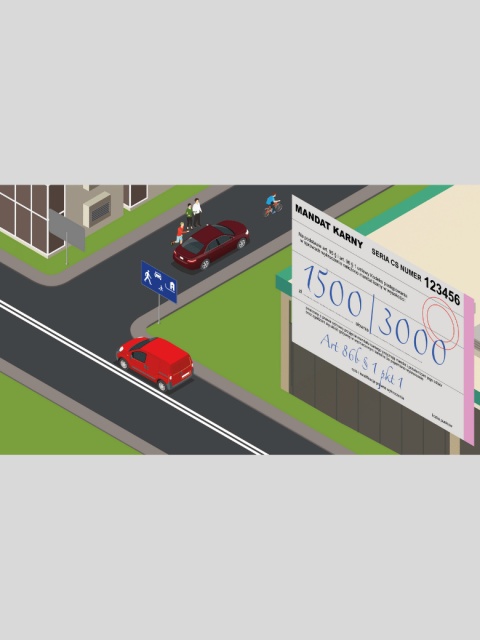 Ilustrowany taryfikator mandatów i punktów karnych 2025.