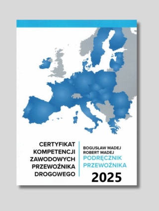 Książka 2025 Certyfikat kompetencji zawodowych przewoźnika drogowego