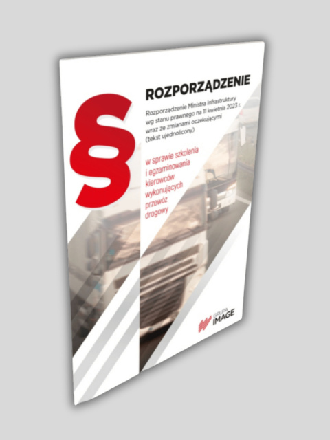 Rozporządzenie w sprawie szkolenia i egzaminowania kierowców wykonujących przewóz drogowy.