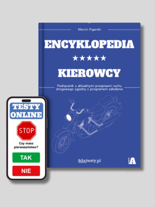 Encyklopedia kierowcy kat. A + Testy on-line na 12 miesięcy