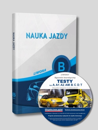 Zestaw: Książka "Nauka Jazdy kat. B" + Bezterminowa płyta z testami"