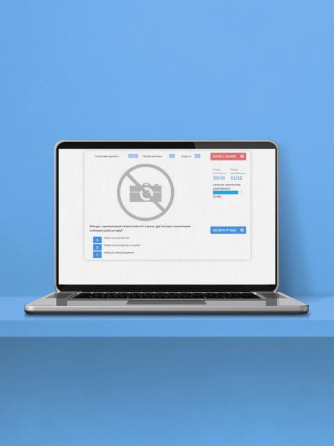 Zestaw: Książka "Prawo Jazdy dla Każdego kat. B" + Płyta z Testami Egzaminacyjnymi + Kod Dostępu do Testów Online