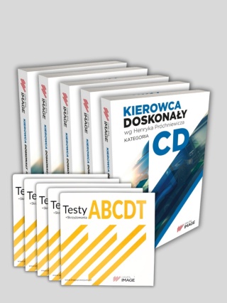 Zestaw: Książki "Kierowca Doskonały C/D" + Płyty z testami (90 dni)
