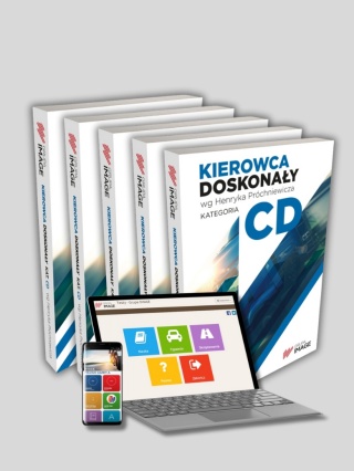 Zestaw: Książki "Kierowca Doskonały C/D" + Testy Online (90 dni)