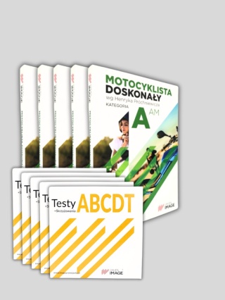 Zestaw Książki "Motocyklista Doskonały + Płyty z dostępem do testów (90 dni)"