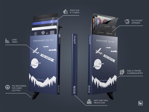 Etui na karty kredytowe RFID ZEN "AVIATOR" Etui na karty kredytowe RFID ZEN "AVIATOR"
