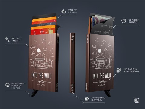 Etui na karty kredytowe RFID ZEN "INTO THE WILD" Etui na karty kredytowe RFID ZEN "INTO THE WILD"