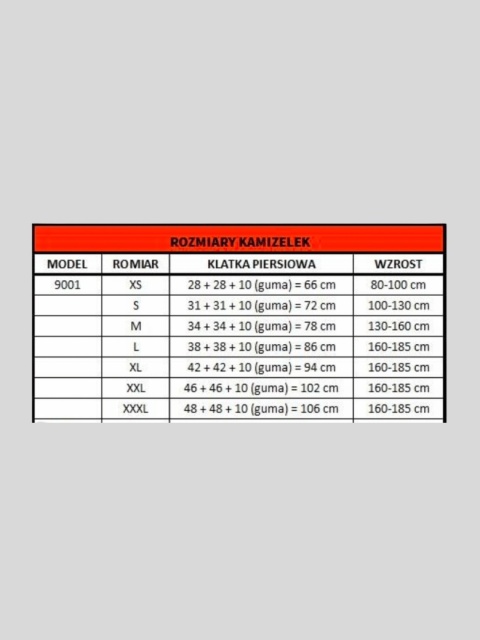 Kamizelka dla instruktora OSK XL