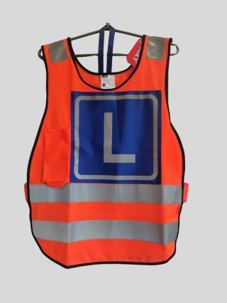 Kamizelka dla kursanta- odblaskowa typu ślimak, roz. XL