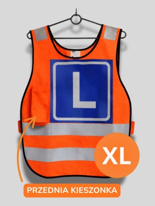 Kamizelka dla kursanta- odblaskowa typu ślimak, roz. XL