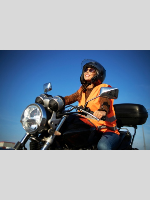 Kamizelka dla kursanta- odblaskowa typu ślimak, roz. L