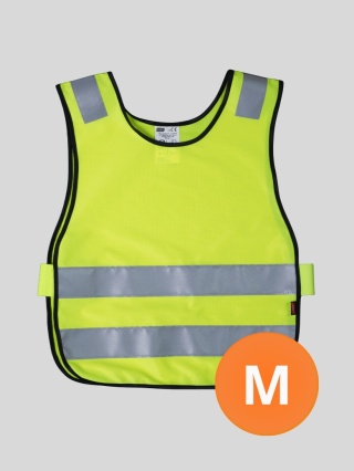 Kamizelka odblaskowa typu „ślimak” – dla dorosłych – kolor żółty roz.M