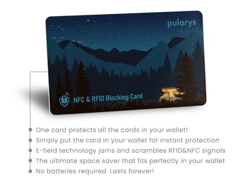 Karta blokująca sygnały NFC i RFID Karta blokująca sygnały NFC i RFID