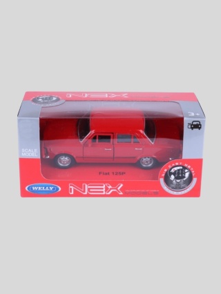 Model samochodu PRL Fiat 125p 1:34 – czerwony