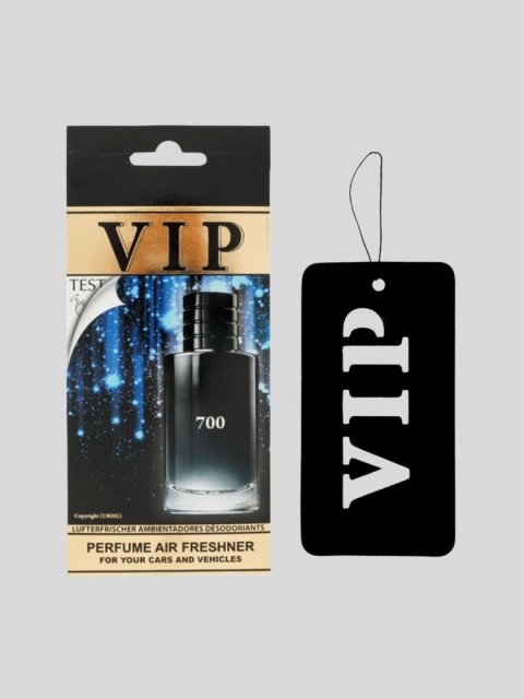 ORYGINALNA Zawieszka zapachowa VIP #700 M – świeża męskość, elegancki pazur