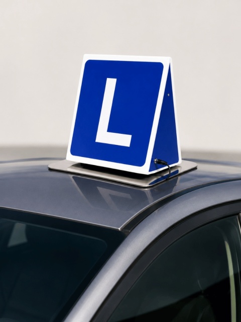 Plafon L na dach pojazd emblemat NAUKA JAZDY
