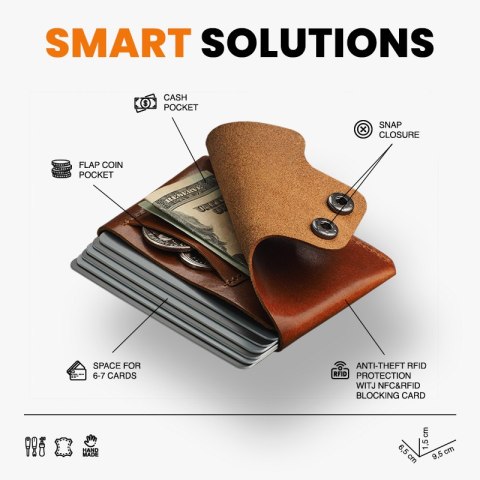 Portfel HOBBY w zestawie z brelokiem Portfel HOBBY w zestawie z brelokiem