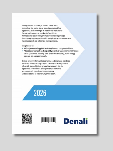 Testy Zadania Certyfikat Kompetencji Zawodowych Przewoźnika Drogowego 2026