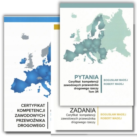 Certyfikat Kompetencji Zawodowych ZESTAW – Podręcznik + Testy 3R + Zadania Praktyczne (przewóz rzeczy)