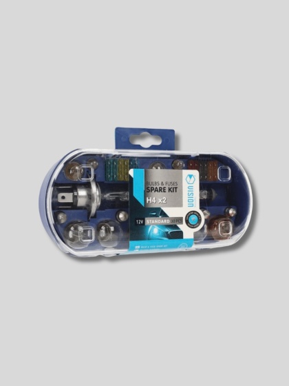 Zestaw żarówek samochodowych VISION 2x H4 12V 60/55W 30 elementów