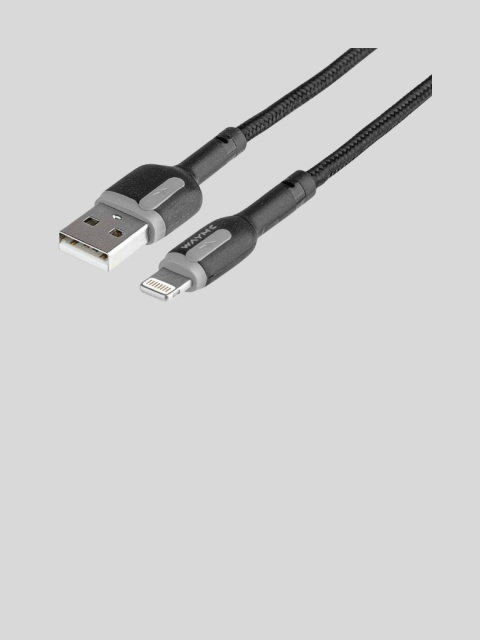 WAYME – kabel USB-Lightning 100 cm w oplocie z mikrofibry do ładowania i synchronizacji