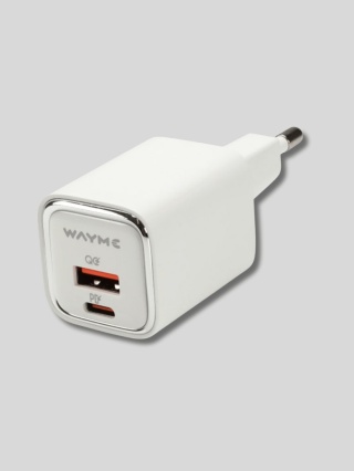 WAYME ładowarka sieciowa 30 W USB-C PD + QC3.0 – szybkie ładowanie