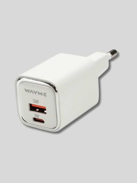 WAYME ładowarka sieciowa 30 W USB-C PD + QC3.0 – szybkie ładowanie