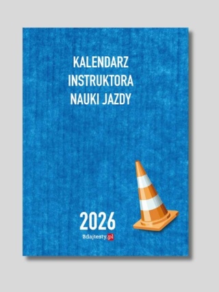 Kalendarz Instruktora Nauki Jazdy 2026 | A5 | dzienny (1 dzień = 1 strona)