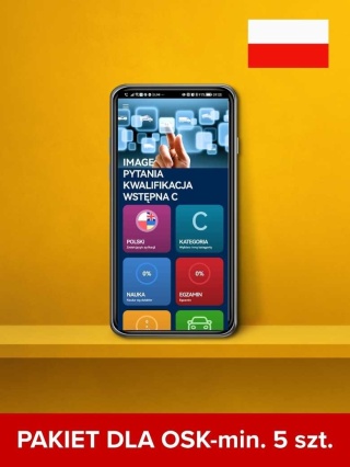 Pakiet 5+ Testów Online – Kwalifikacja Wstępna KOD 95 (14 / 90 dni / wersja do pobrania) | IMAGE | Dla OSK