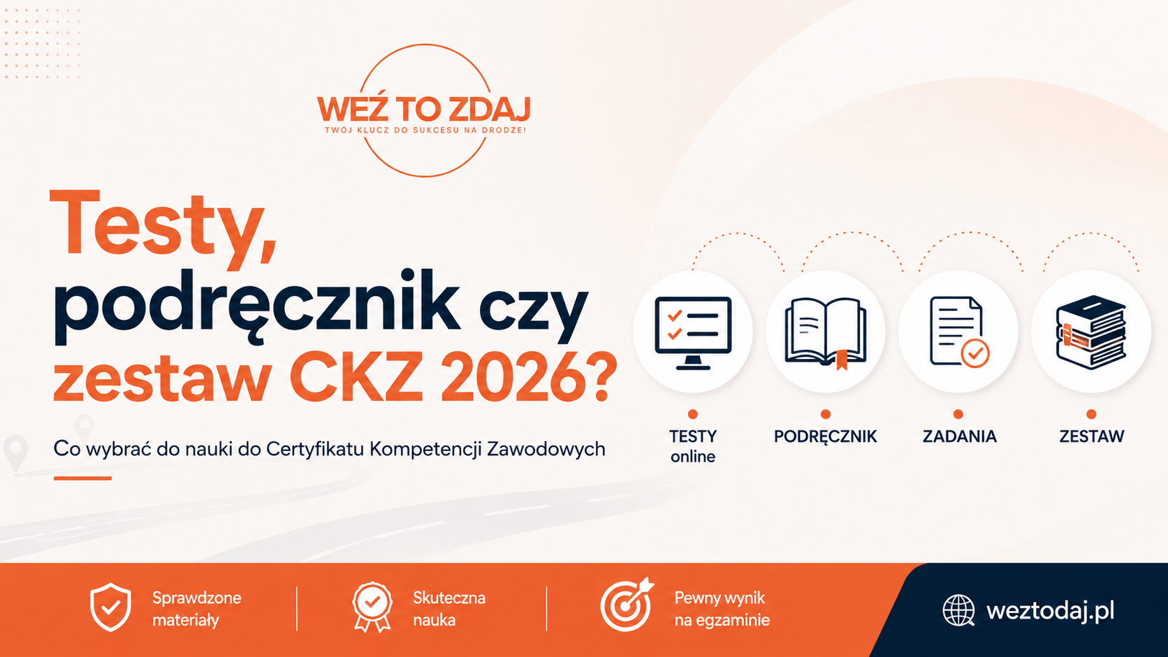 Testy, podręcznik czy zestaw CKZ 2026 — co wybrać do nauki?