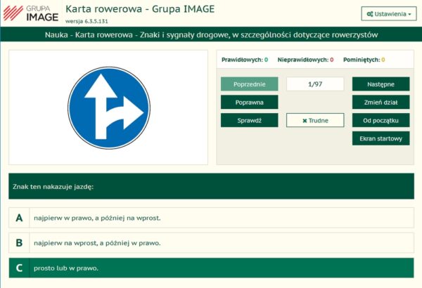 Płyta Testy Karta Rowerowa 2024 – Weź To Zdaj